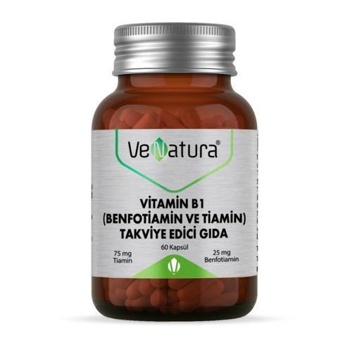 Vitamin B1 (BENFOTIAMIN VE TIAMIN ) 60 Kapsül