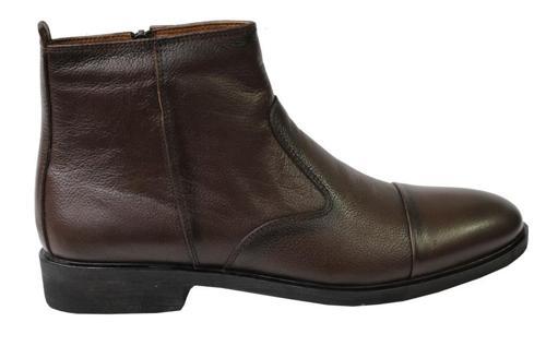 0412 Kahve Hakiki Deri Erkek Ayakkabı Bot