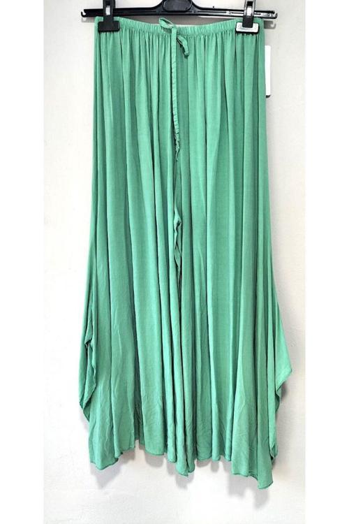 Kadın Salaş Yırtmaçlı Pantolon