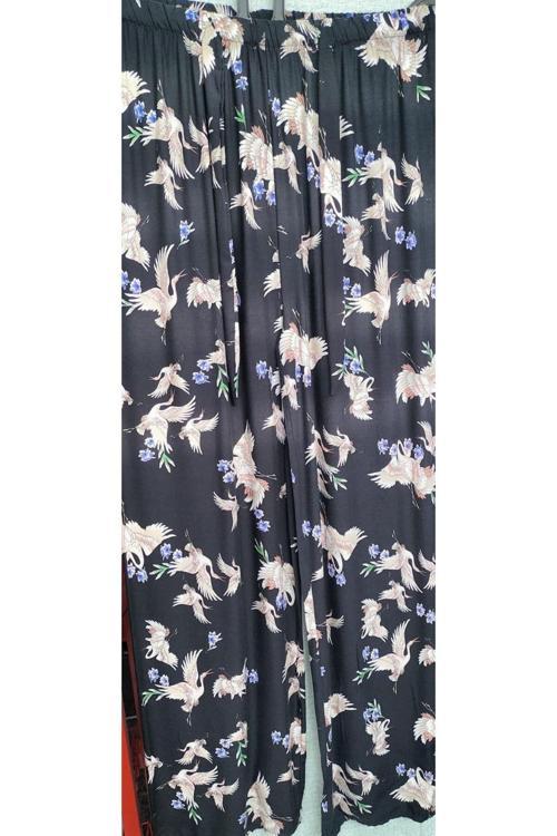 Kadın Bol Paça Pijama Pantolon