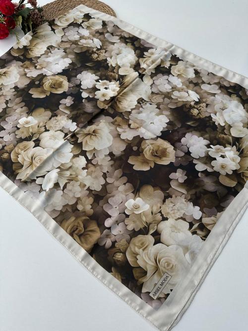 ARSEL MODA Soft Pamuklu Şal Çiçek Desen LBD2207