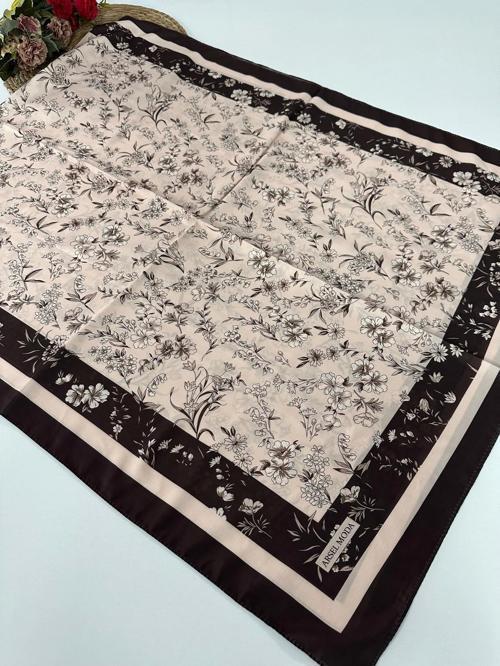 ARSEL MODA Soft Pamuklu Şal Çiçek Desen LBD2615