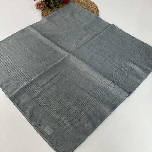 120 cm Pano Pamuk Eşarp Gri BYA0227