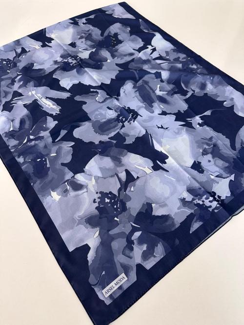 ARSEL MODA Soft Pamuklu Şal Lacivert Serisi LBD2707