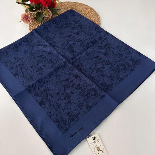 Gold Silvia lacivert Eşarp VHC1002