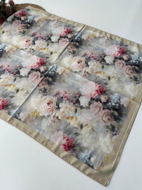 ARSEL MODA Soft Pamuklu Şal Çiçek Desen LBD2302