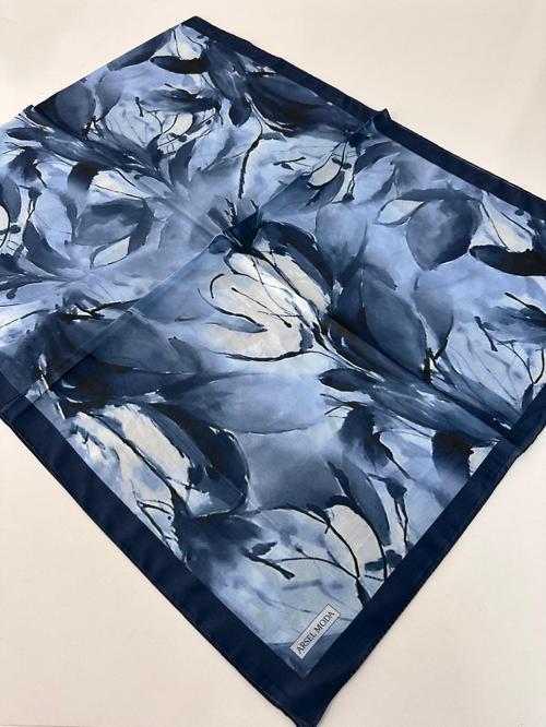 ARSEL MODA Soft Pamuklu Şal Lacivert Serisi LBD2701