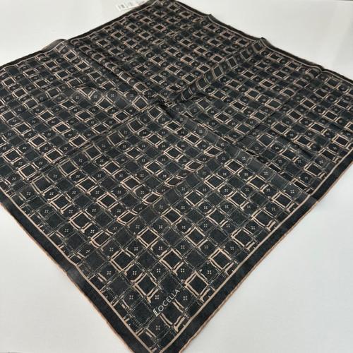 Locella Soft Pamuklu  Siyah Vizyon Eşarp LDFC4503