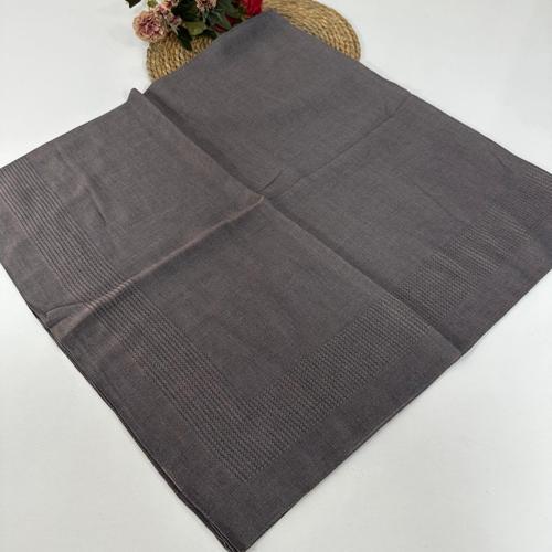 120 cm Pano Pamuk Eşarp  Antrasit BYA0209