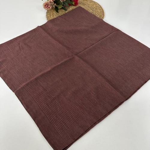 120 cm Pano Pamuk Eşarp  Açık Gülkurusu BYA0211