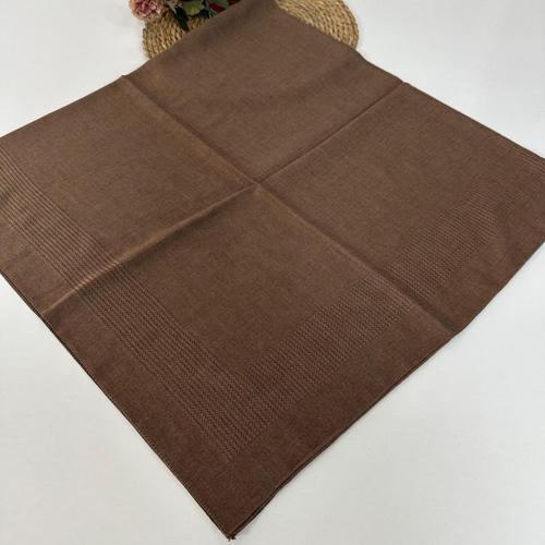 120 cm Pano Pamuk Eşarp Açık Kahve BYA0205