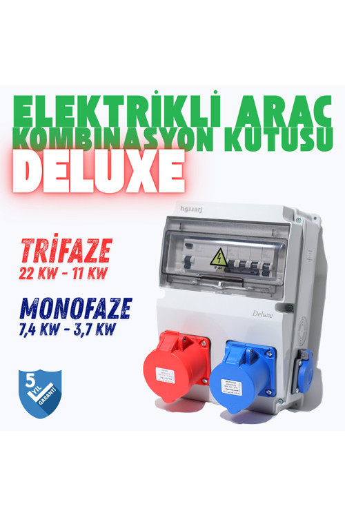 DELUXE Elektrikli Araç Kombinasyon Kutusu V i k o/P a n a s o n i c 5 Yıl Garanti