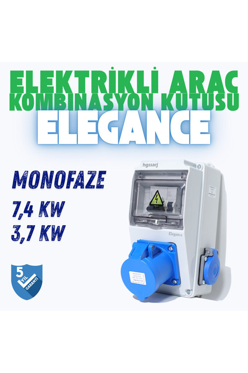 Elegance Monofaze Elektrikli Araç Kombinasyon Kutusu V i k o/P a n a s o n i c