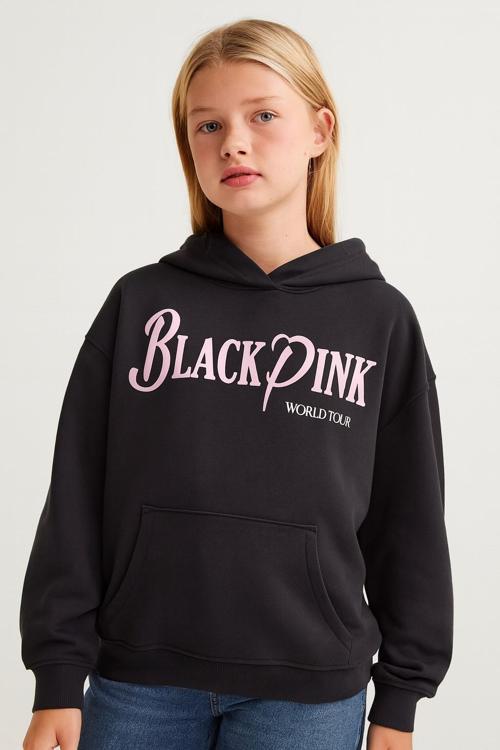Black Pink Kız Çocuk Sweatshirt