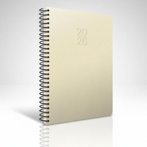2026 Spiralli Sert Kapak Günlük Ajanda20X28-TÜRKÇE-İNGİLİZCE-RUSÇA-ROMENCE-