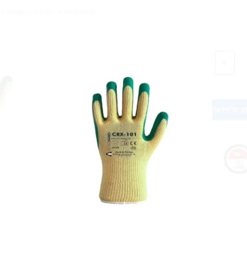 CRX-101 Crinkle Lateks Kaplama Camcı Eldiveni