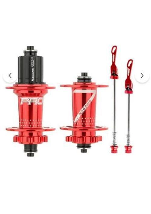 HASSN'S PRO 7 32H Kırmızı  Ön-Arka Jant Göbek Takımı, Göbek Seti