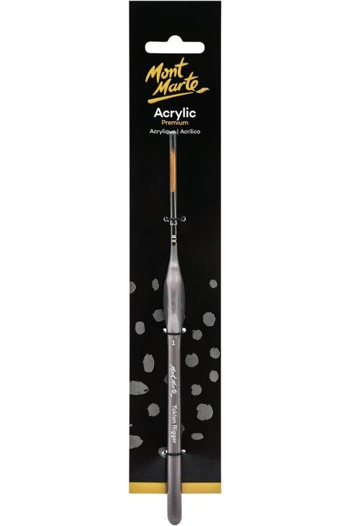 MM Sanatçı Akrilik Fırçası Premium Taklon Rigger 1