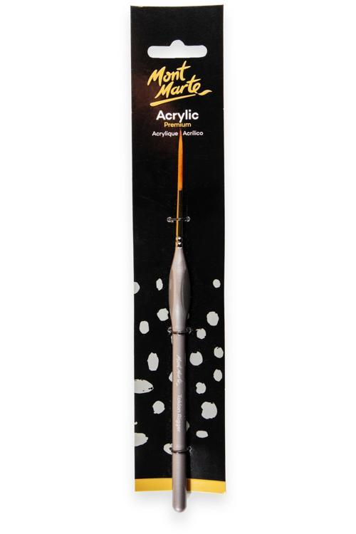 MM Sanatçı Akrilik Fırçası Premium Taklon Rigger 3
