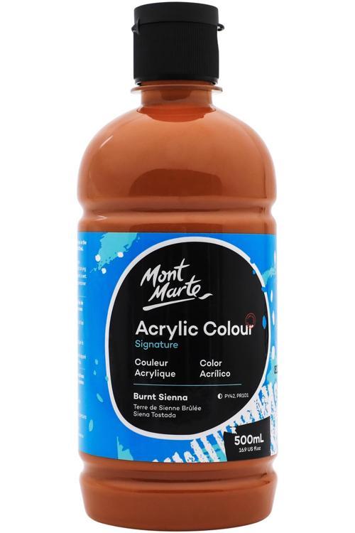 MM Akrilik Renkli 500ml Signature - Burnt Sienna