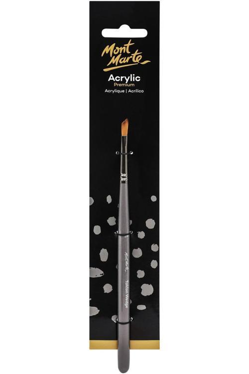 MM Sanatçı Akrilik Fırça Premium Taklon Kama 1/8