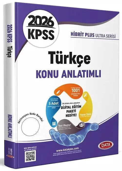 Data 2026 KPSS Türkçe Ultra Konu Anlatımlı Data Yayınları