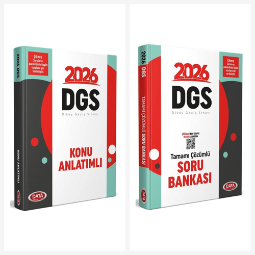 Data 2026 DGS Konu Anlatımlı Soru Bankası Seti 2 Kitap Data Yayınları