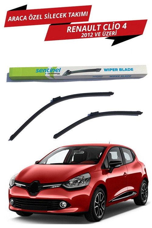 Renault Clio 4 Araca Özel Ön Silecek Takımı Sağ Ve Sol