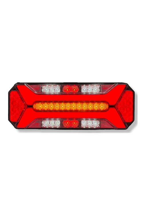 Yeni Star Neon Led Stop Lambası Kayar Sinyalli Kamyon-Tır-Dorse-Karavan-Kamyonet 24 Volt