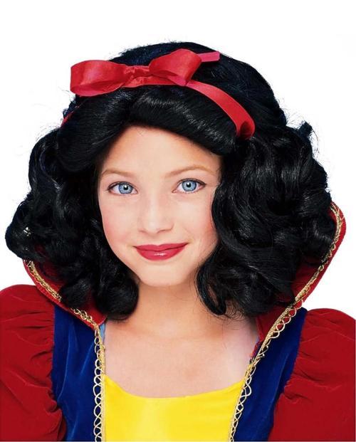 MDB Pamuk Prenses Peruğu Kırmızı Fiyonklu