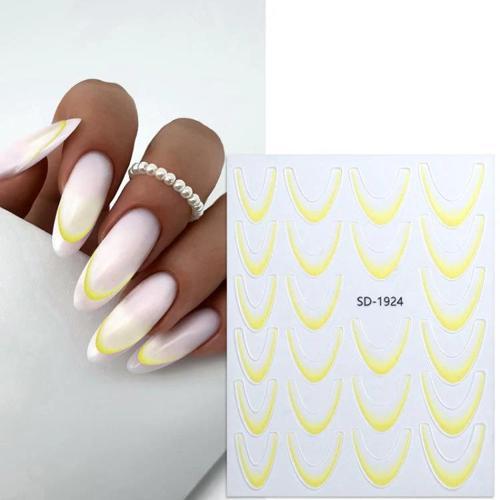 5D Tırnak Stickerları - 5D Nail Stickers SD-1924