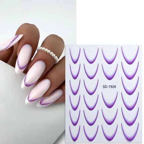 5D Tırnak Stickerları - 5D Nail Stickers SD-1926