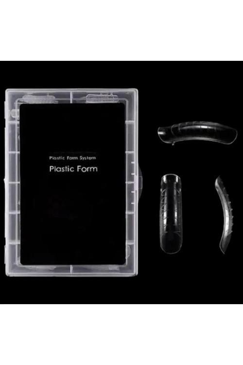 Protez Tırnak Üst Dual Form Poly Jel Tipsi - Küt 120 Adet