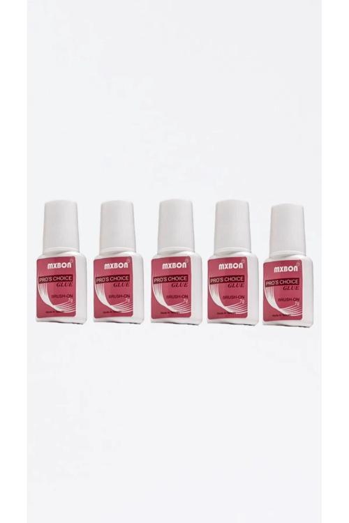 Mxbon Fırçalı Protez Tırnak Tips Yapıştırıcı Glue 7gr 5 ADET