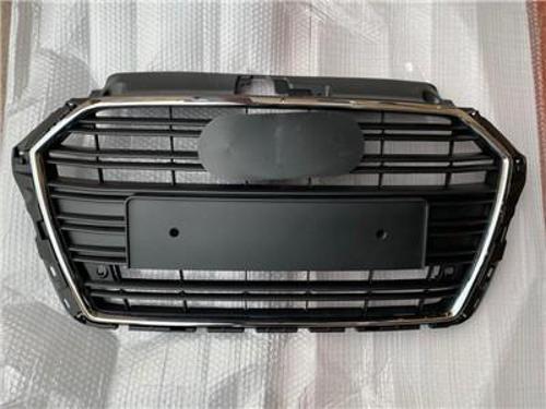 Audi A3 Sedan-hb Ön Panjur Krom Çerçeve Mat Siyah 2017-2020