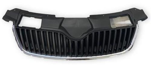 ÖN PANJUR KROM ÇERCEVE ÜST PLASTİK BİRLİKTE MAT SİYAH  FABİA 2007-2010