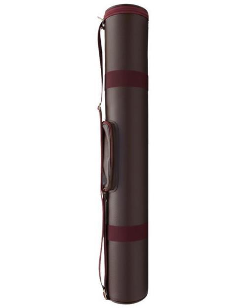 Suni Deri Proje Tüpü Cepli 10,5 cm Bordo