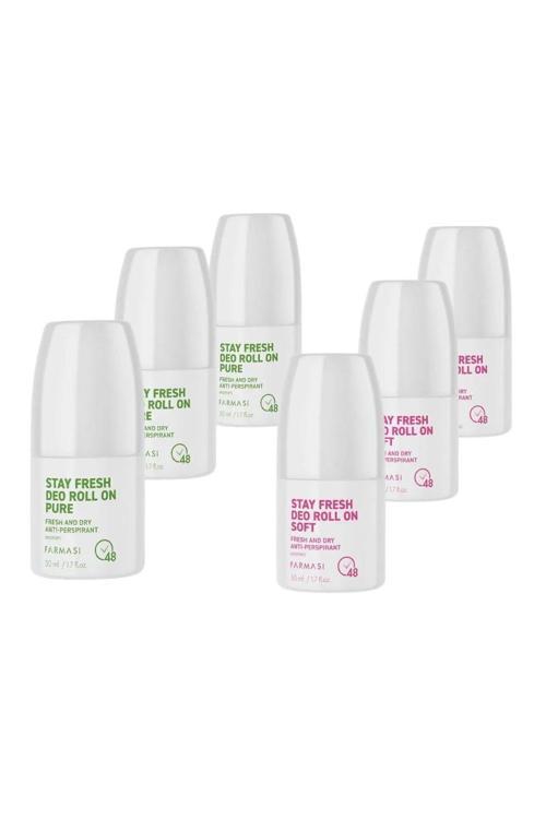 Stay Fresh Deo Roll On Pure 50 Ml 3X Adet Stay Fresh Soft 50 Ml Roll On 3 X Adet