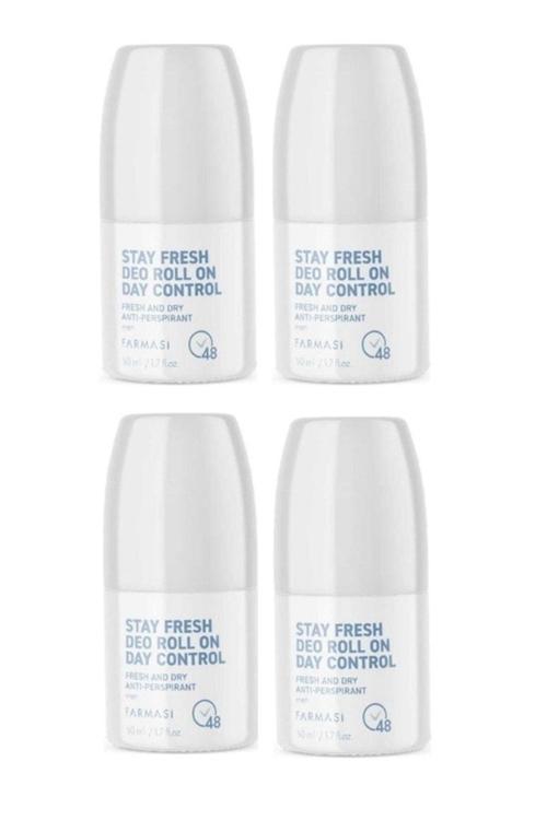 Antı-Perspırant Day Control Deo Roll On 50 Ml ( 4 Li Set)