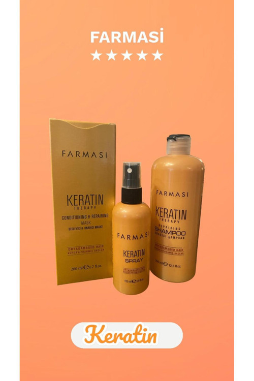 Keratin 3'Lü Therapy Onarıcı Seti