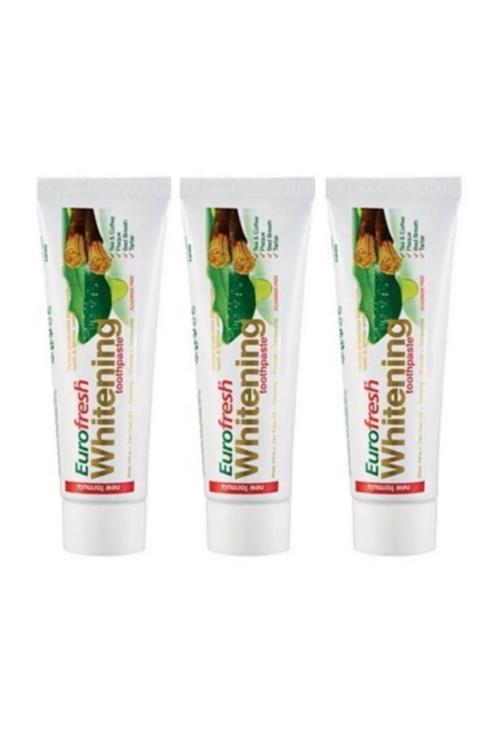 Eurofresh Misvaklı Beyazlatıcı Diş Macunu-50Gr 3 Adet