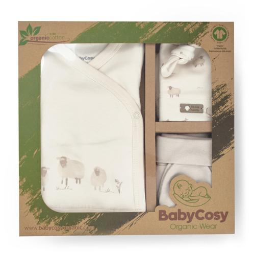 Bebek 5'li Set %100 Organic Pamuk Yenidoğan Serisi - CSY8189