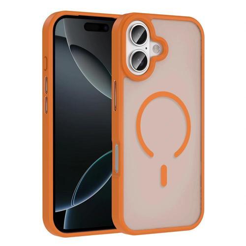 Apple iPhone 17 Kılıf M-safe Şarj Özellikli Mat Arka Yüzey Zore Sio Kapak