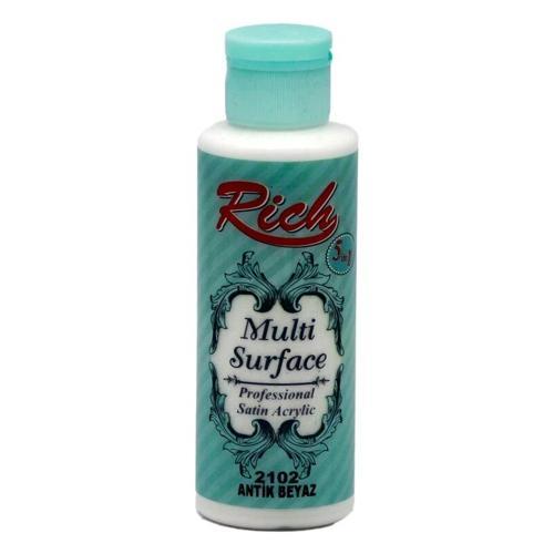 Multi Surface Her Yüzey İçin Akrilik Boya 120 cc. 2102 ANTİK BEYAZ