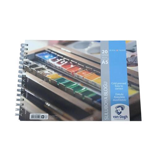 Van Gogh Sulu Boya Defteri Yandan Spiralli 300 gr. A5 20 yaprak