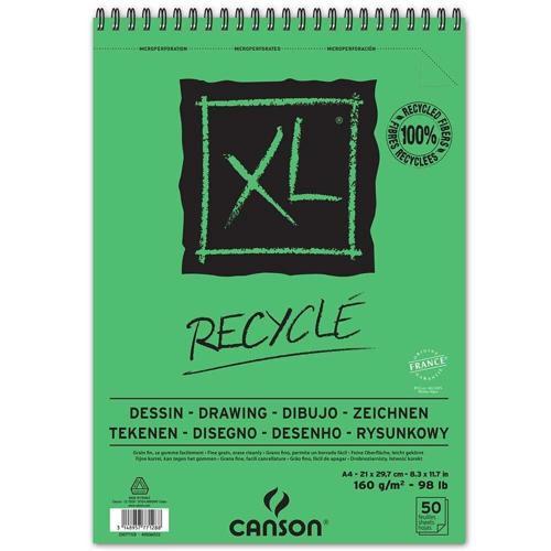 XL Recycle Drawing Eskiz Çizim Defteri 160 gr. A4 50 yp.