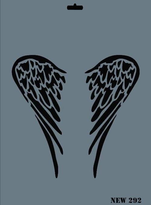 Stencil Boyama Şablonu 25x35 cm. NEW-292