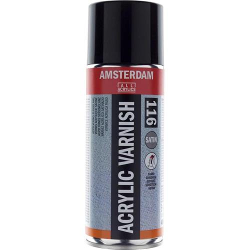 Amsterdam Acrylic Varnish Saten 116 Parlak Akrilik Boya Verniği Saten 400 ml. Sprey