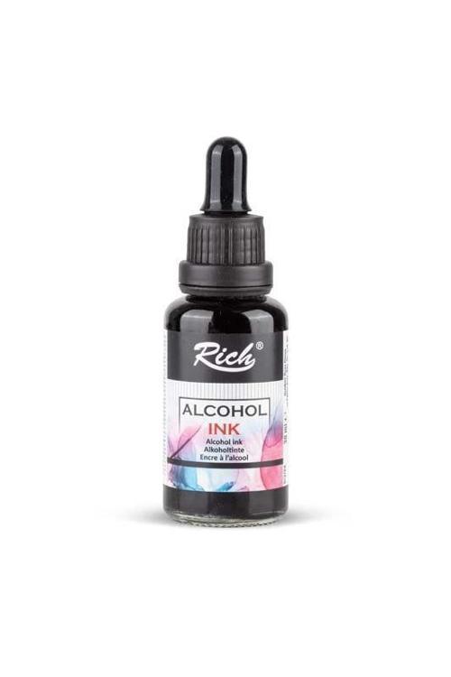 Alcohol Ink Alkol Bazlı Mürekkep 30 ml. Siyah
