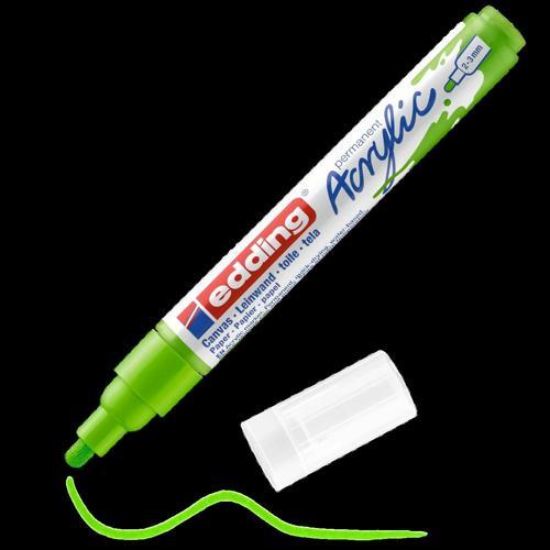 5000 Akrilik Boyama Markörü 5-10 mm Kesik Uç SARI-YEŞİL